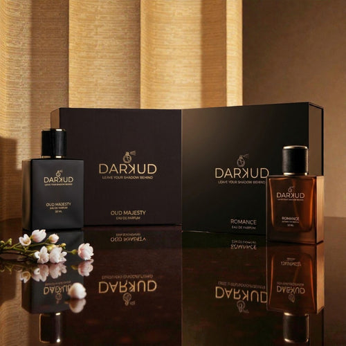 Oud Majesty & Romance Luxury Perfume Combo for Women | Long Lasting Eau De Parfum Gift Set | 50ML + 50ML