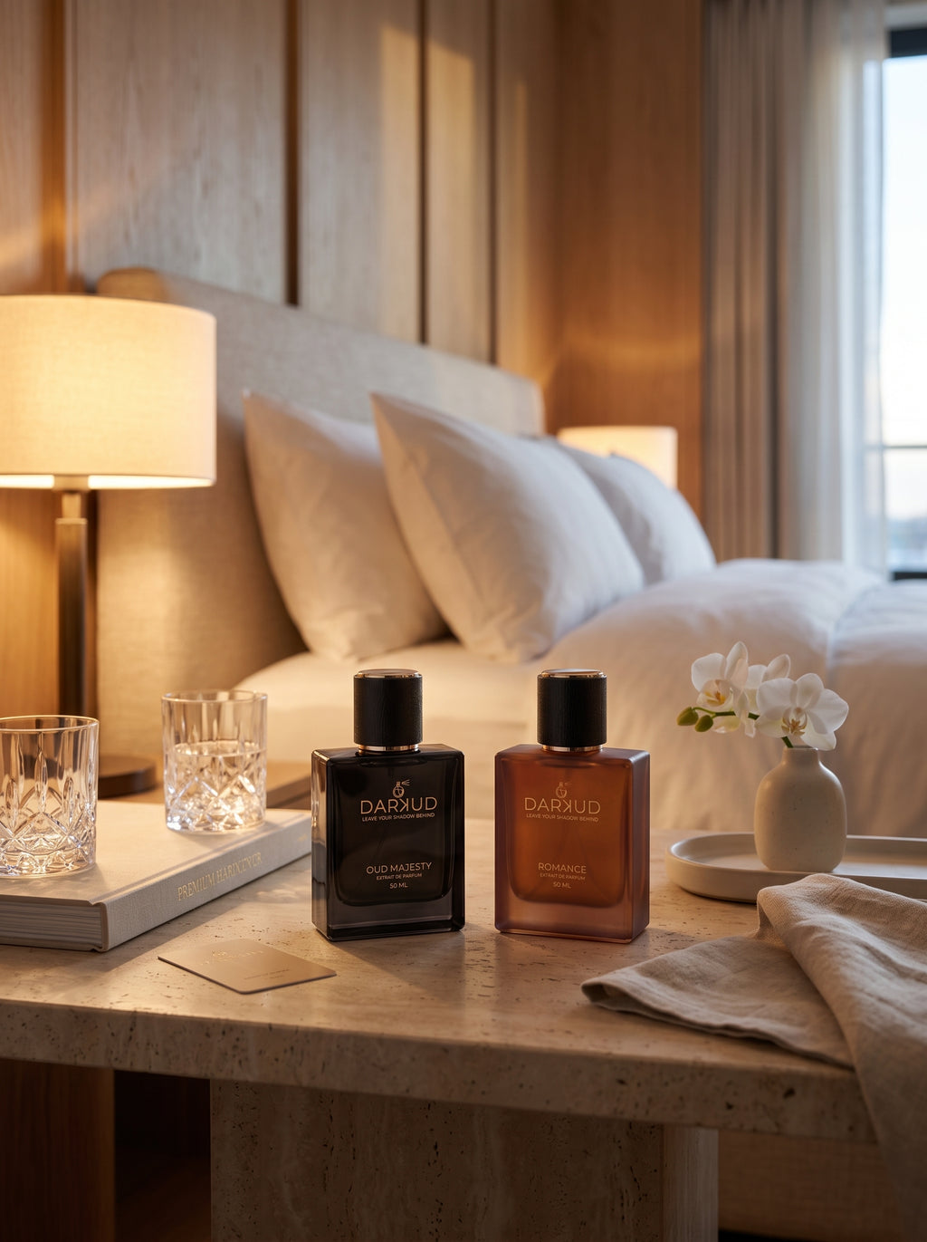 Discover the Perfect Fusion of OUD MAJESTY & ROMANCE – 2 × 50 ML Luxury Perfume Collection