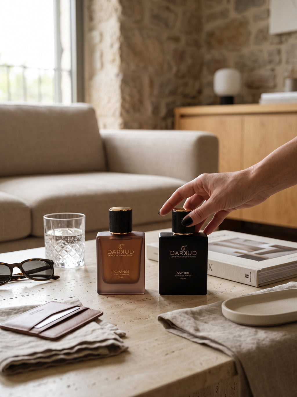 Discover the Perfect Harmony of ROMANCE & SAPHIRE – 2 × 50 ML Luxury Perfume Collection