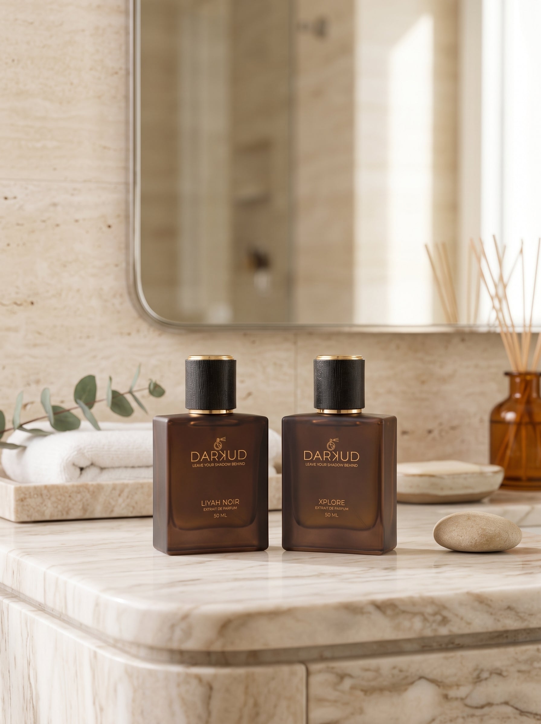 Discover the Fresh Sophistication of LIYAH NOIR & XPLORE – 2 × 50 ML Luxury Perfume Collection