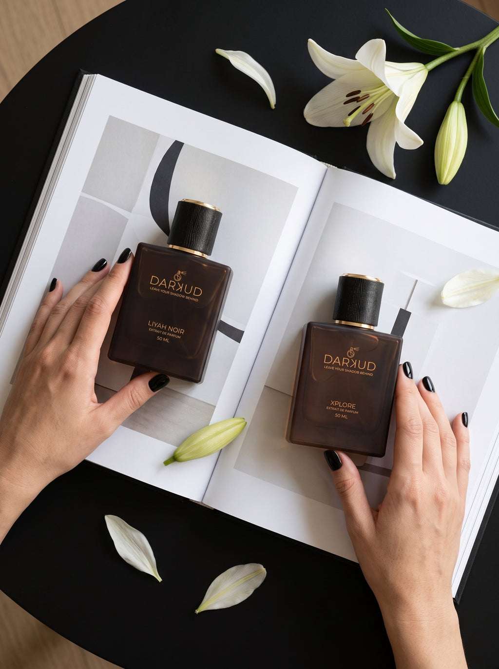 Discover the Fresh Sophistication of LIYAH NOIR & XPLORE – 2 × 50 ML Luxury Perfume Collection