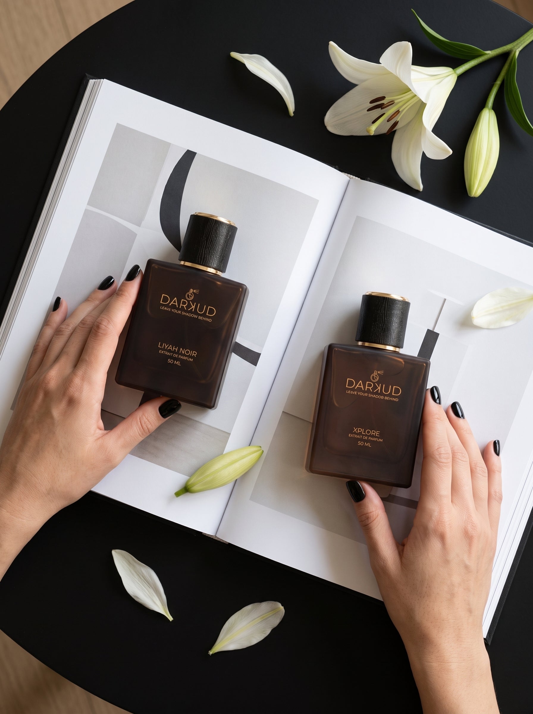 Discover the Fresh Sophistication of LIYAH NOIR & XPLORE – 2 × 50 ML Luxury Perfume Collection