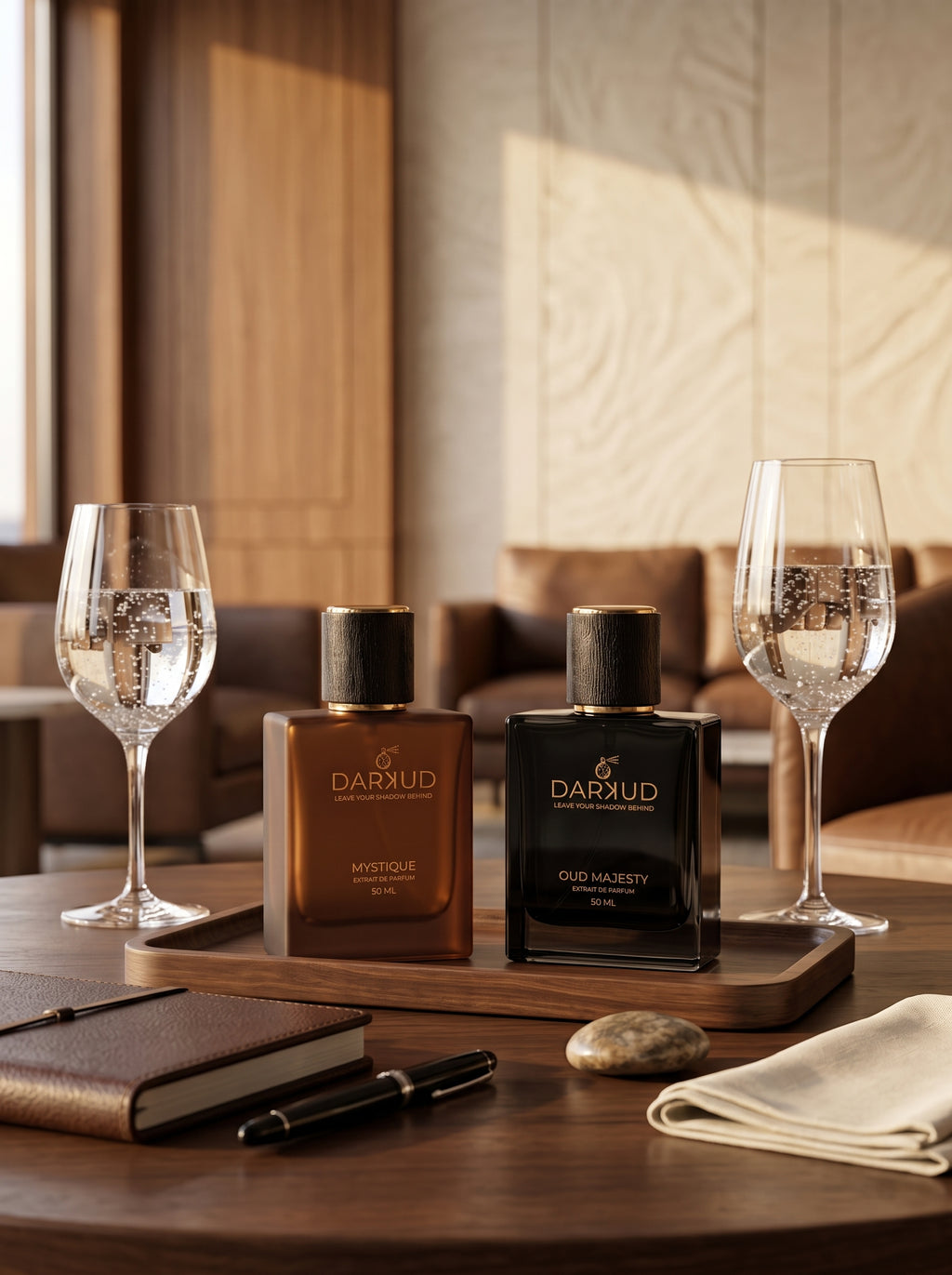 Discover the Perfect Harmony of MYSTIQUE & OUD MAJESTY – 2 × 50 ML Luxury Perfume Collection