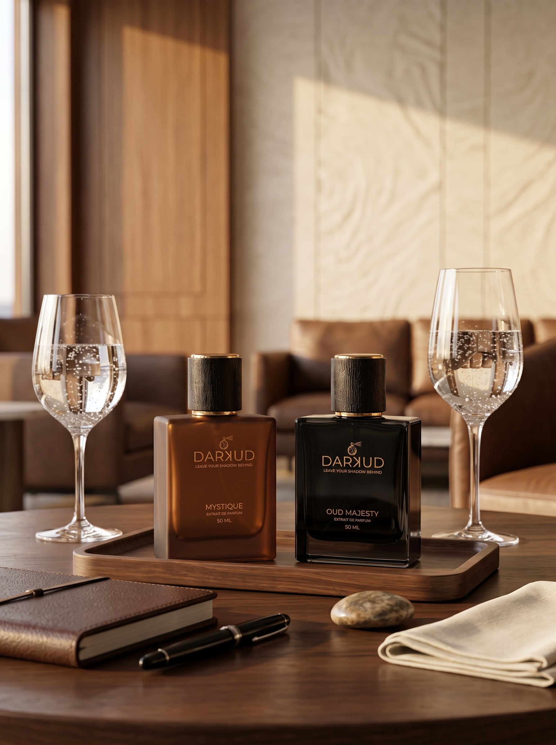 Discover the Perfect Harmony of MYSTIQUE & OUD MAJESTY – 2 × 50 ML Luxury Perfume Collection