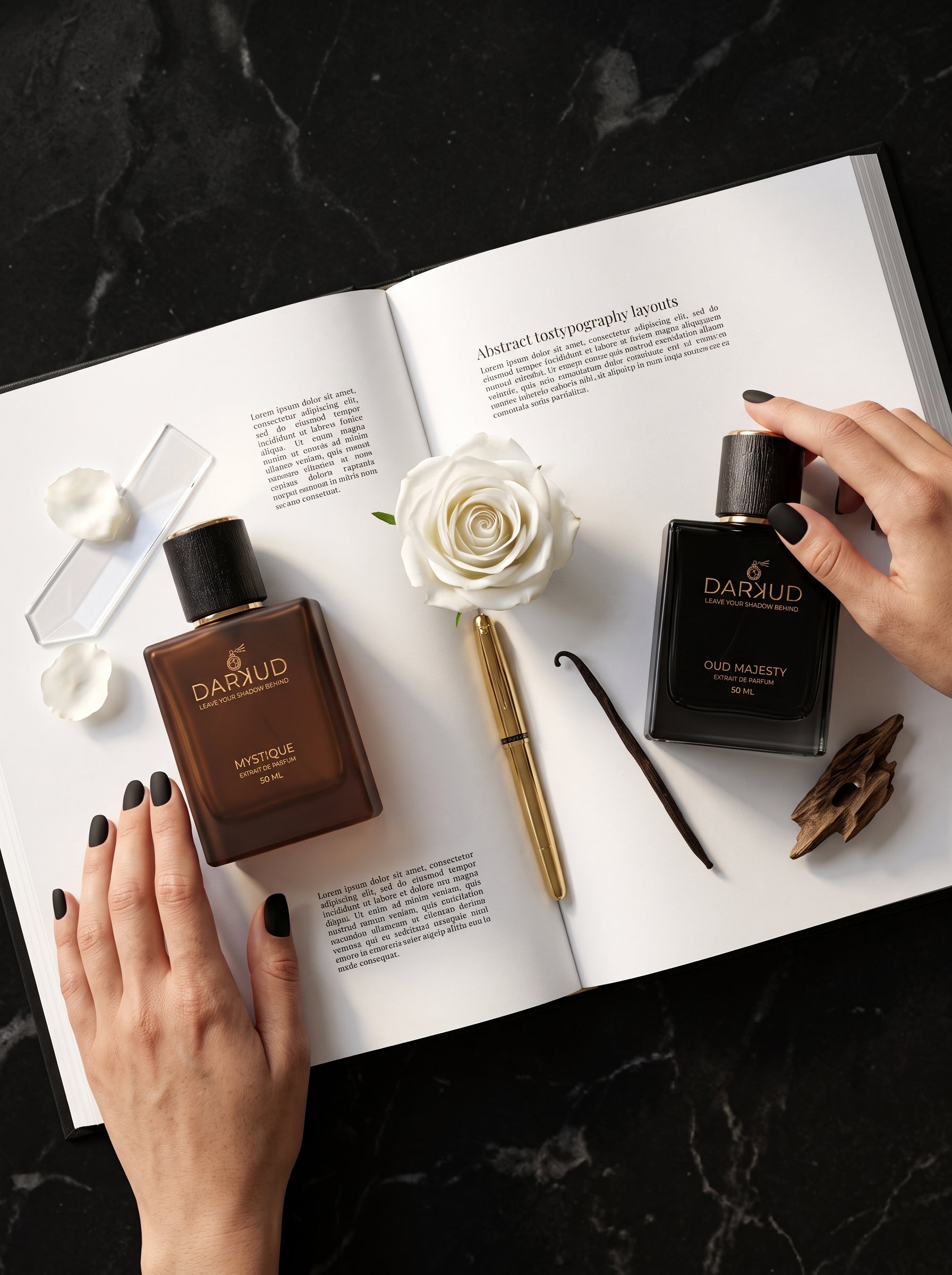 Discover the Perfect Harmony of MYSTIQUE & OUD MAJESTY – 2 × 50 ML Luxury Perfume Collection
