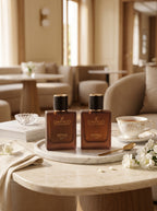 Discover the Elegant Harmony of MYSTIQUE & ROMANCE – 2 × 50 ML Luxury Perfume Collection