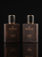 Discover the Perfect Fusion of MYSTIQUE & SAPHIRE – 2 × 50 ML Luxury Perfume Collection