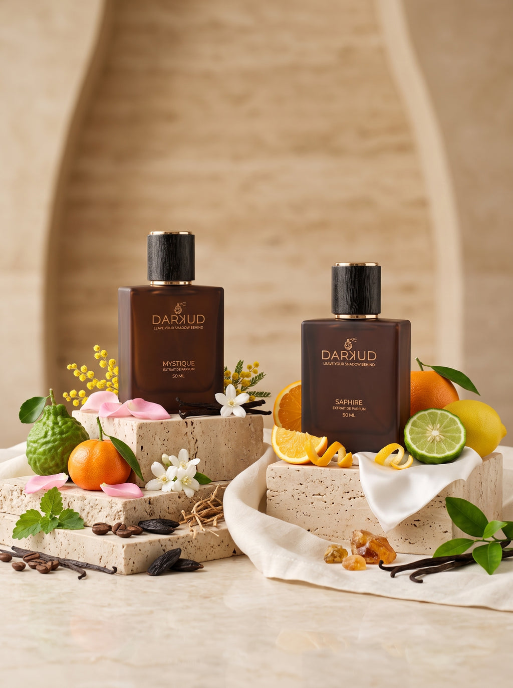Discover the Perfect Fusion of MYSTIQUE & SAPHIRE – 2 × 50 ML Luxury Perfume Collection