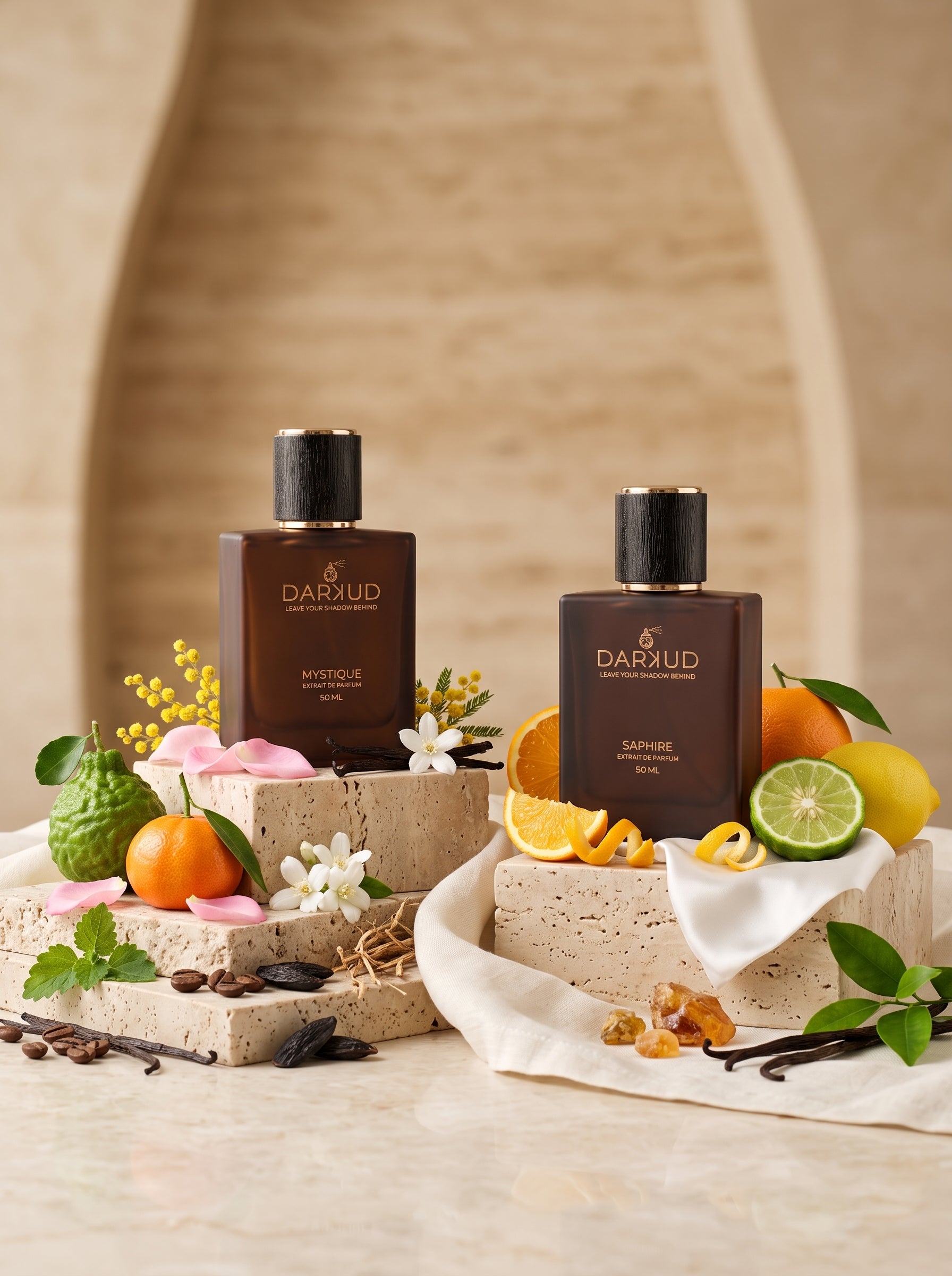 Discover the Perfect Fusion of MYSTIQUE & SAPHIRE – 2 × 50 ML Luxury Perfume Collection