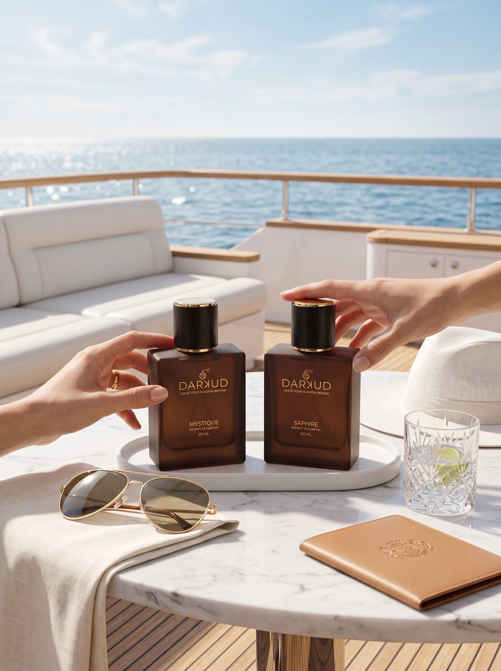 Discover the Perfect Fusion of MYSTIQUE & SAPHIRE – 2 × 50 ML Luxury Perfume Collection