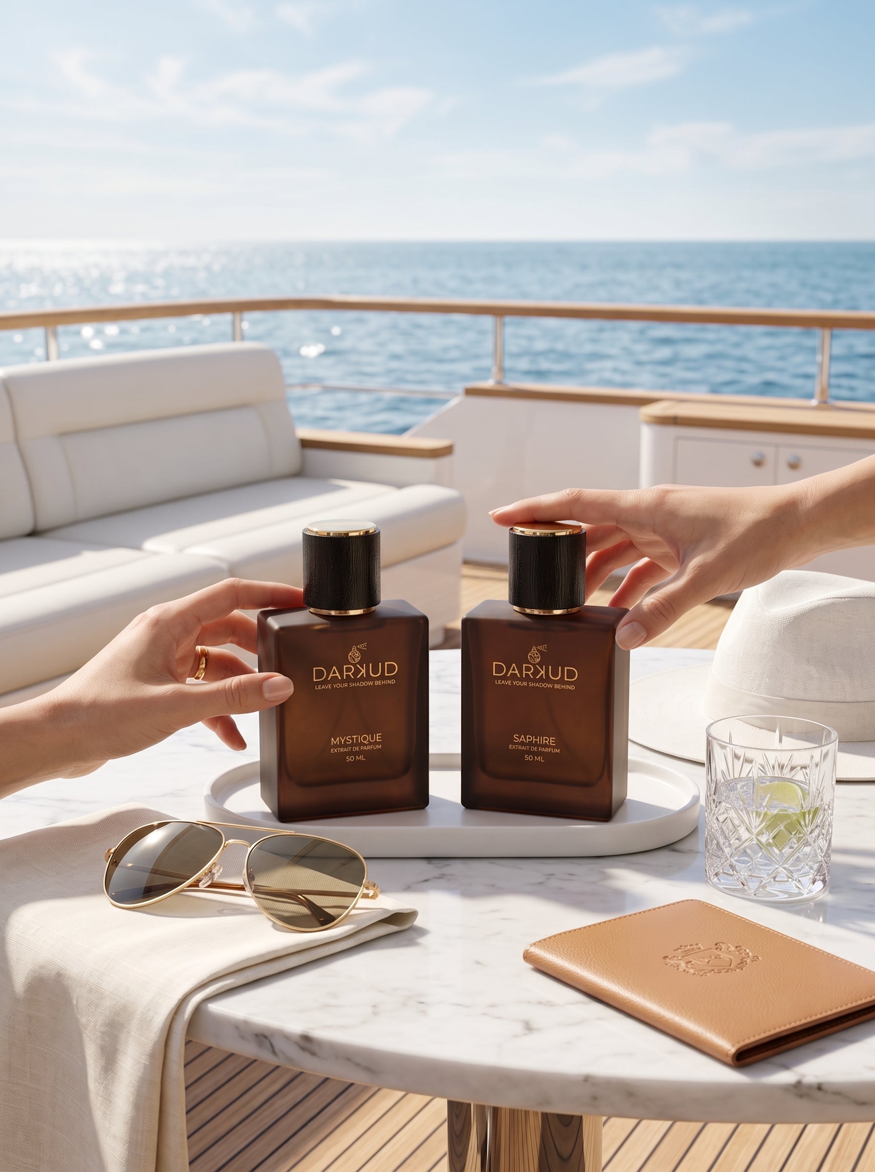 Discover the Perfect Fusion of MYSTIQUE & SAPHIRE – 2 × 50 ML Luxury Perfume Collection