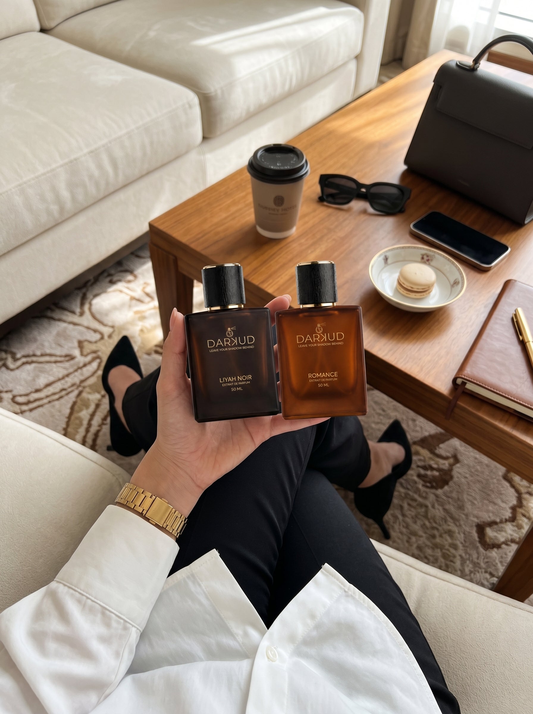 Experience the Perfect Blend of Sophistication with LIYAH NOIR & ROMANCE – 2 × 50 ML Luxury Perfume Collection
