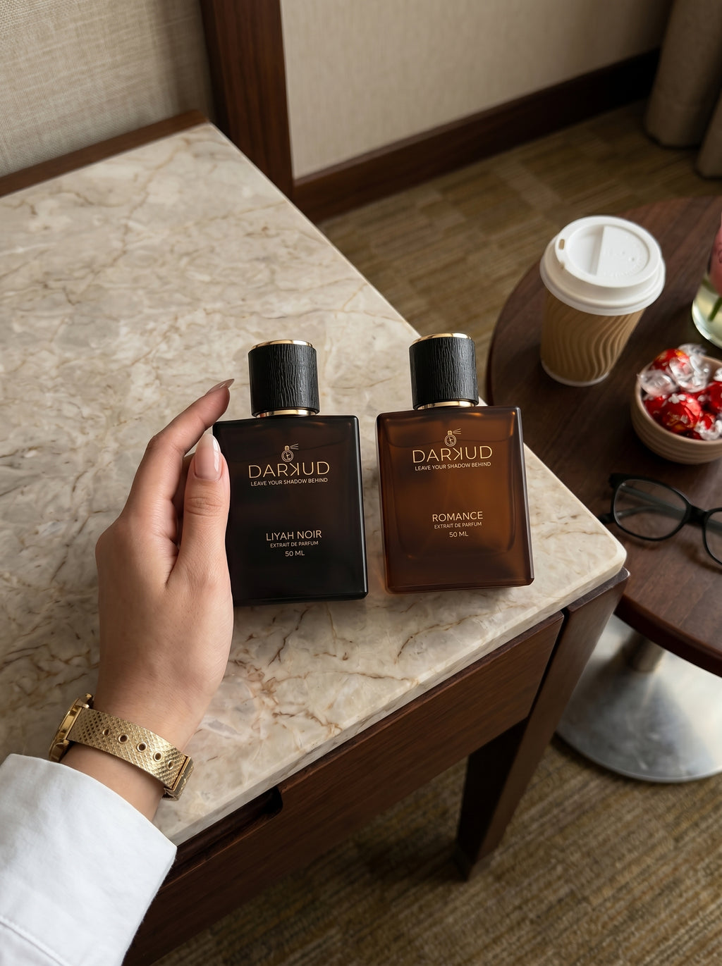 Experience the Perfect Blend of Sophistication with LIYAH NOIR & ROMANCE – 2 × 50 ML Luxury Perfume Collection