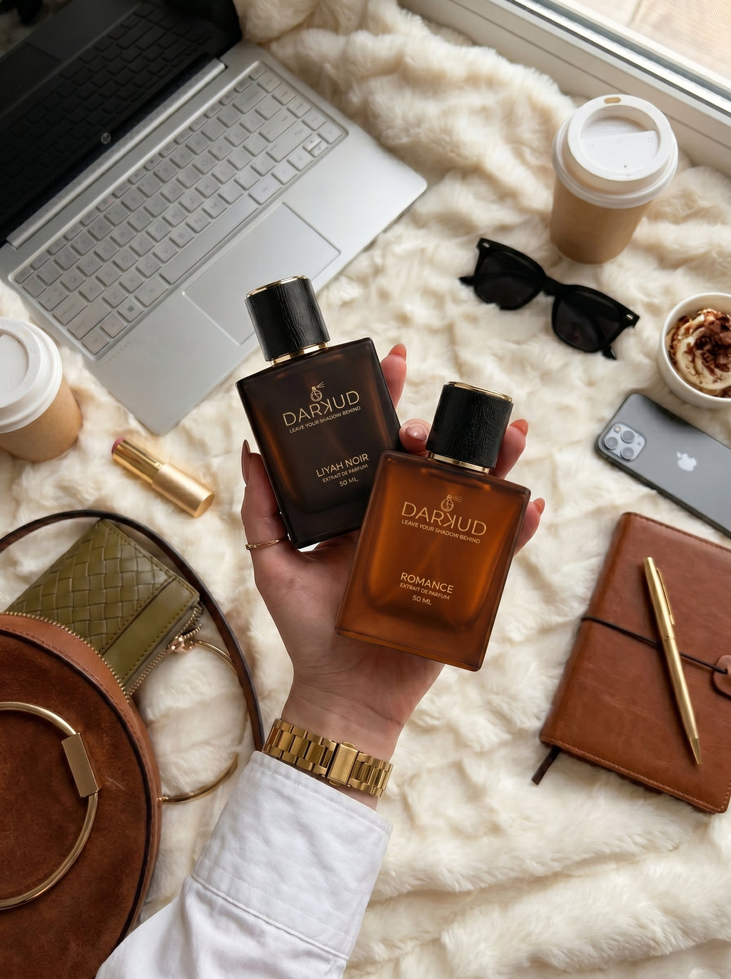 Experience the Perfect Blend of Sophistication with LIYAH NOIR & ROMANCE – 2 × 50 ML Luxury Perfume Collection