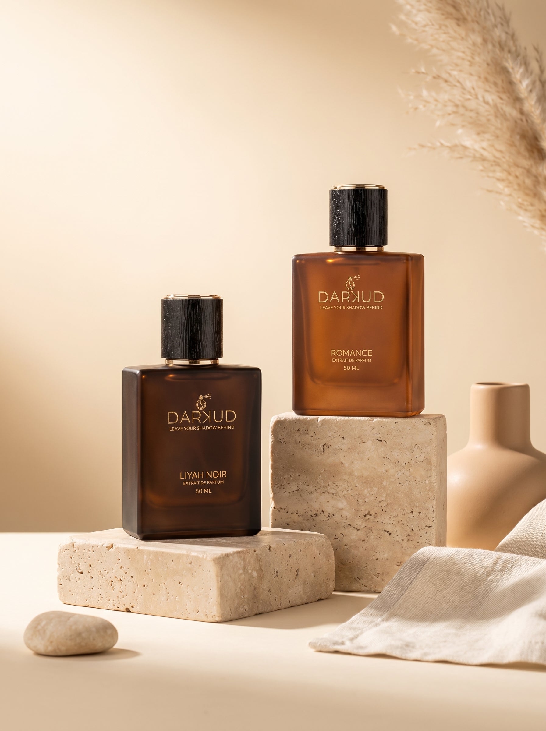 Experience the Perfect Blend of Sophistication with LIYAH NOIR & ROMANCE – 2 × 50 ML Luxury Perfume Collection