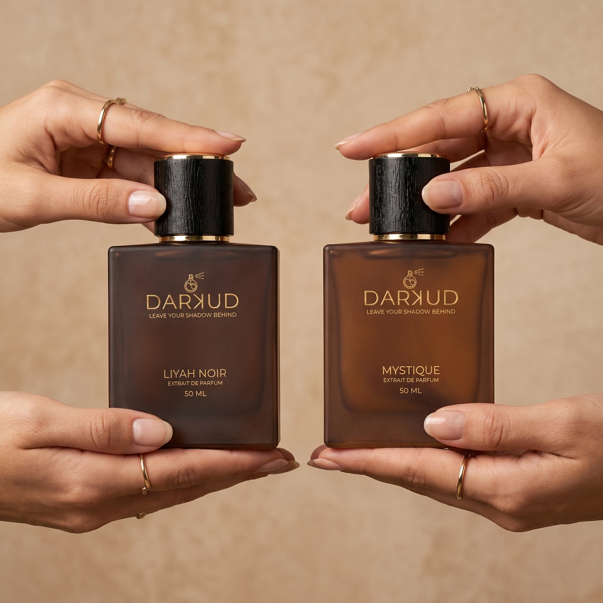 Luxury Perfume Combo –Liyah Noir & Mystique | Long Lasting EDP Fragrance Set | Fresh Citrus, Vanilla, Coffee & Woody Spicy Notes | 50ml Each