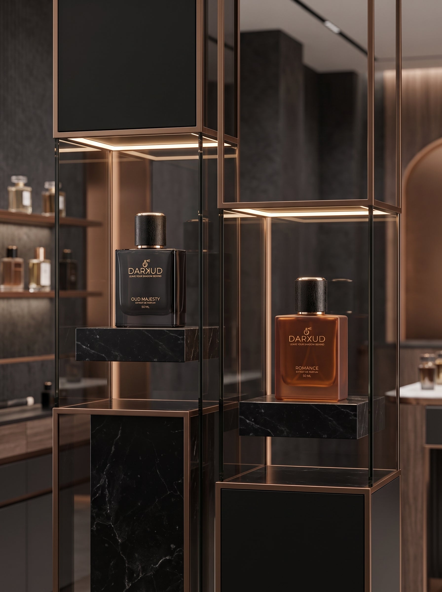 Discover the Perfect Fusion of OUD MAJESTY & ROMANCE – 2 × 50 ML Luxury Perfume Collection