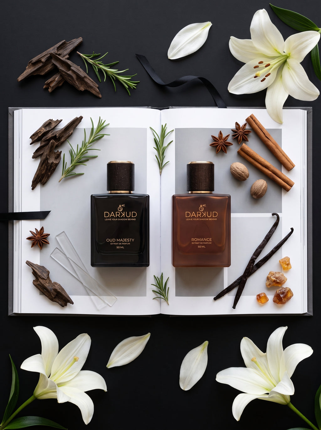 Discover the Perfect Fusion of OUD MAJESTY & ROMANCE – 2 × 50 ML Luxury Perfume Collection