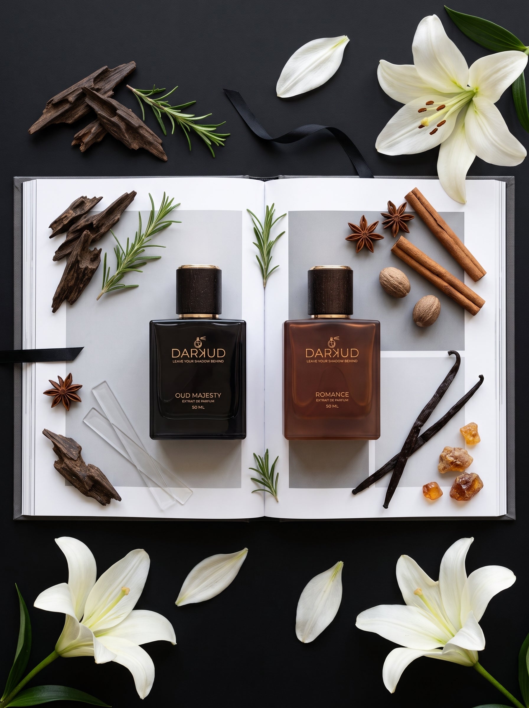 Discover the Perfect Fusion of OUD MAJESTY & ROMANCE – 2 × 50 ML Luxury Perfume Collection