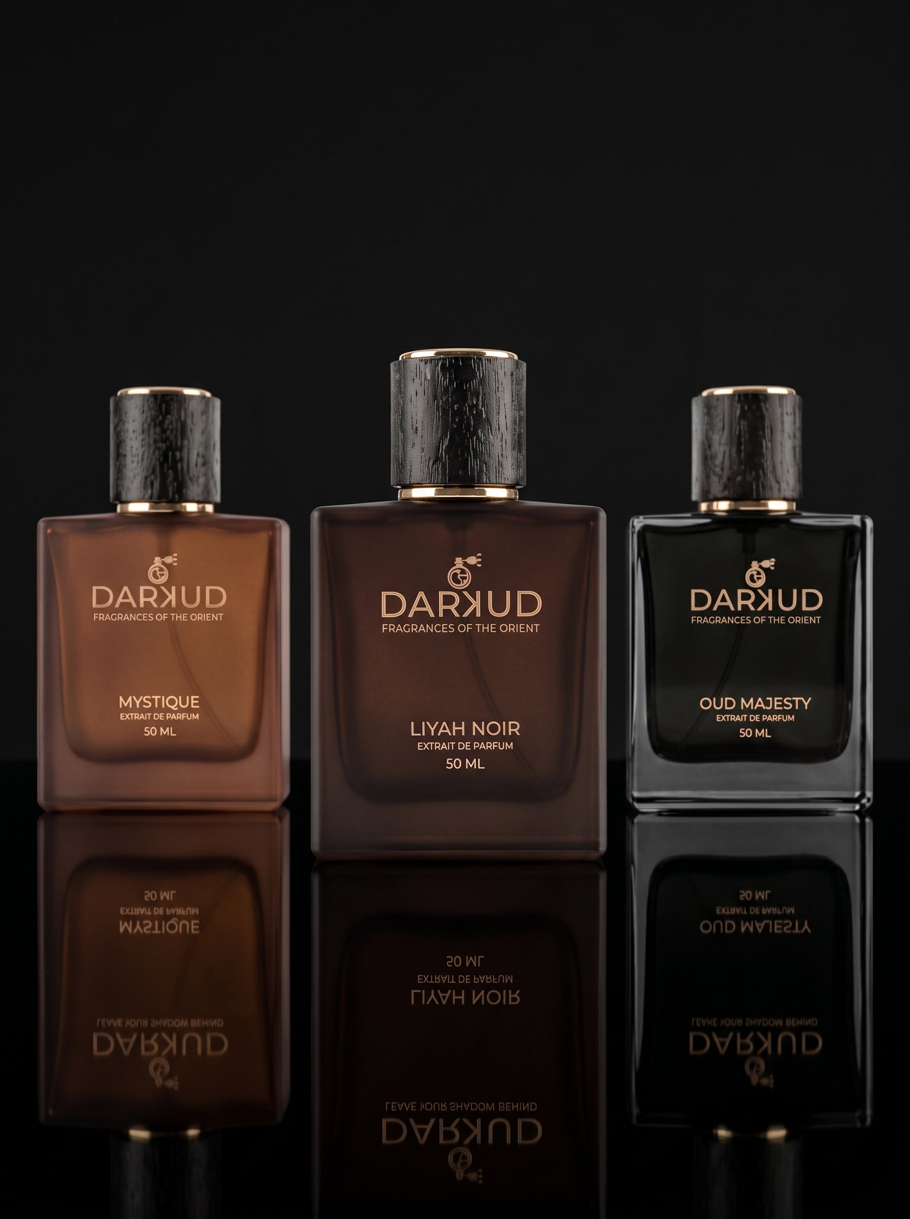 Discover the Ultimate Luxury Collection – LIYAH NOIR • MYSTIQUE • OUD MAJESTY | 3 × 50 ML
