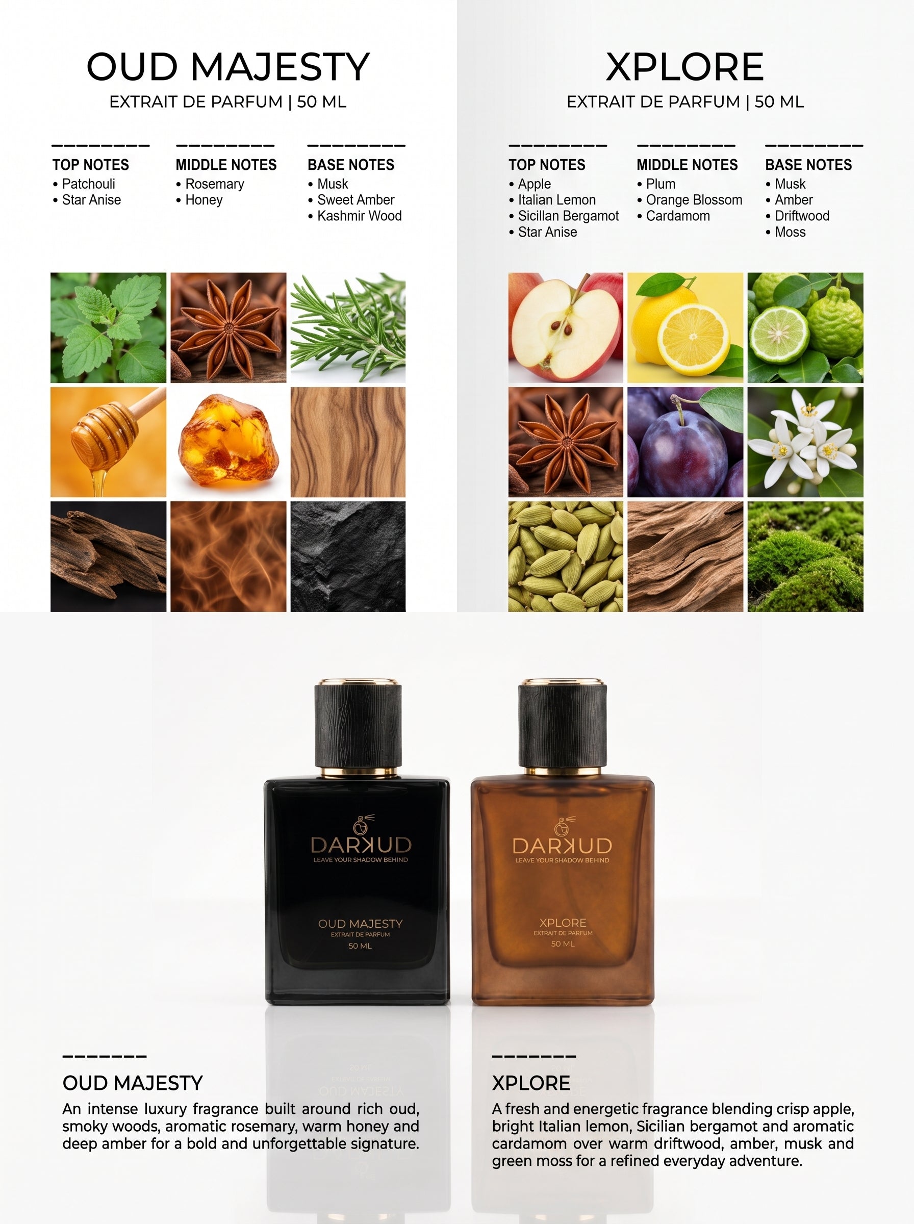 Discover the Perfect Fusion of OUD MAJESTY & XPLORE – 2 × 50 ML Luxury Perfume Collection