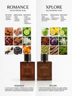 Discover the Perfect Fusion of ROMANCE & XPLORE – 2 × 50 ML Luxury Perfume Collection