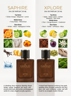 Discover the Perfect Fresh Fusion of SAPHIRE & XPLORE – 2 × 50 ML Luxury Perfume Collection