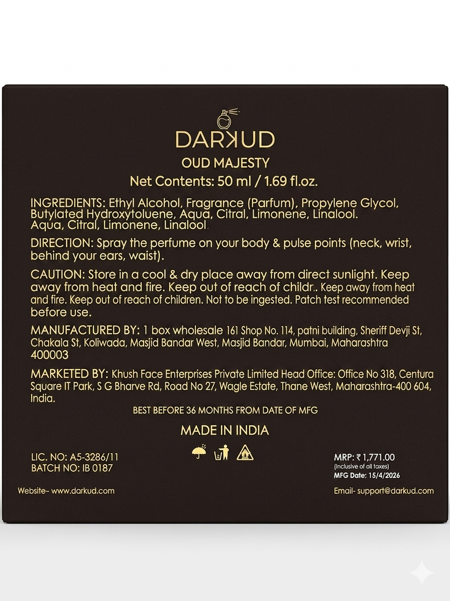 OUD MAJESTY 50ML
