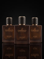 DARKUD Signature Luxury Perfume Trio LIYAH NOIR • ROMANCE • XPLORE  3 × 50 ML | Extrait de Parfum
