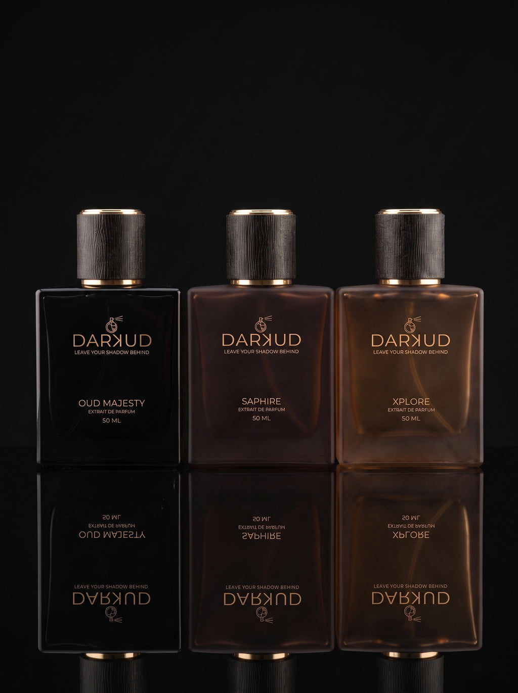 DARKUD Signature Luxury Perfume Trio OUD MAJESTY • SAPHIRE • XPLORE  3 × 50 ML | Extrait de Parfum