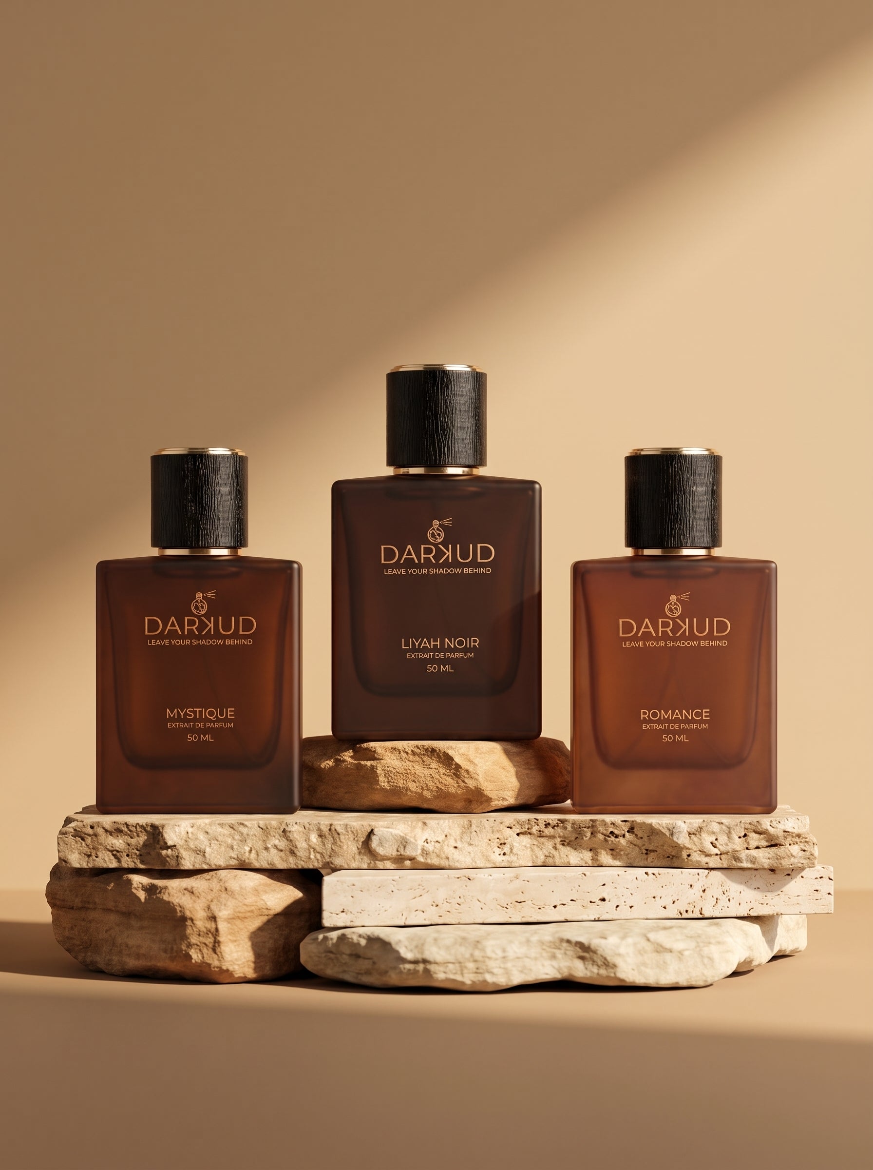 The Signature Trio | MYSTIQUE + LIYAH NOIR + ROMANCE | Premium Extrait de Parfum Collection