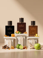 DARKUD Signature Luxury Perfume Trio  LIYAH NOIR • OUD MAJESTY • XPLORE Extrait de Parfum | 3 × 50 ML