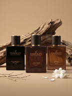 DARKUD Signature Luxury Perfume Trio  LIYAH NOIR • OUD MAJESTY • XPLORE Extrait de Parfum | 3 × 50 ML