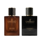 Oud Majesty & Romance Luxury Perfume Combo for Women | Long Lasting Eau De Parfum Gift Set | 50ML + 50ML