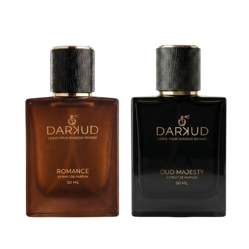 Oud Majesty & Romance Luxury Perfume Combo for Women | Long Lasting Eau De Parfum Gift Set | 50ML + 50ML